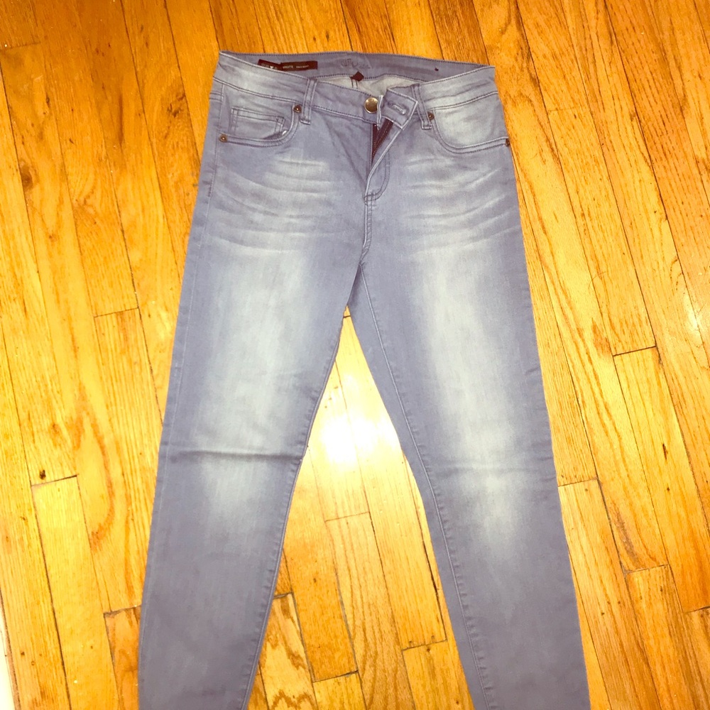 Never worn baby blue jeans